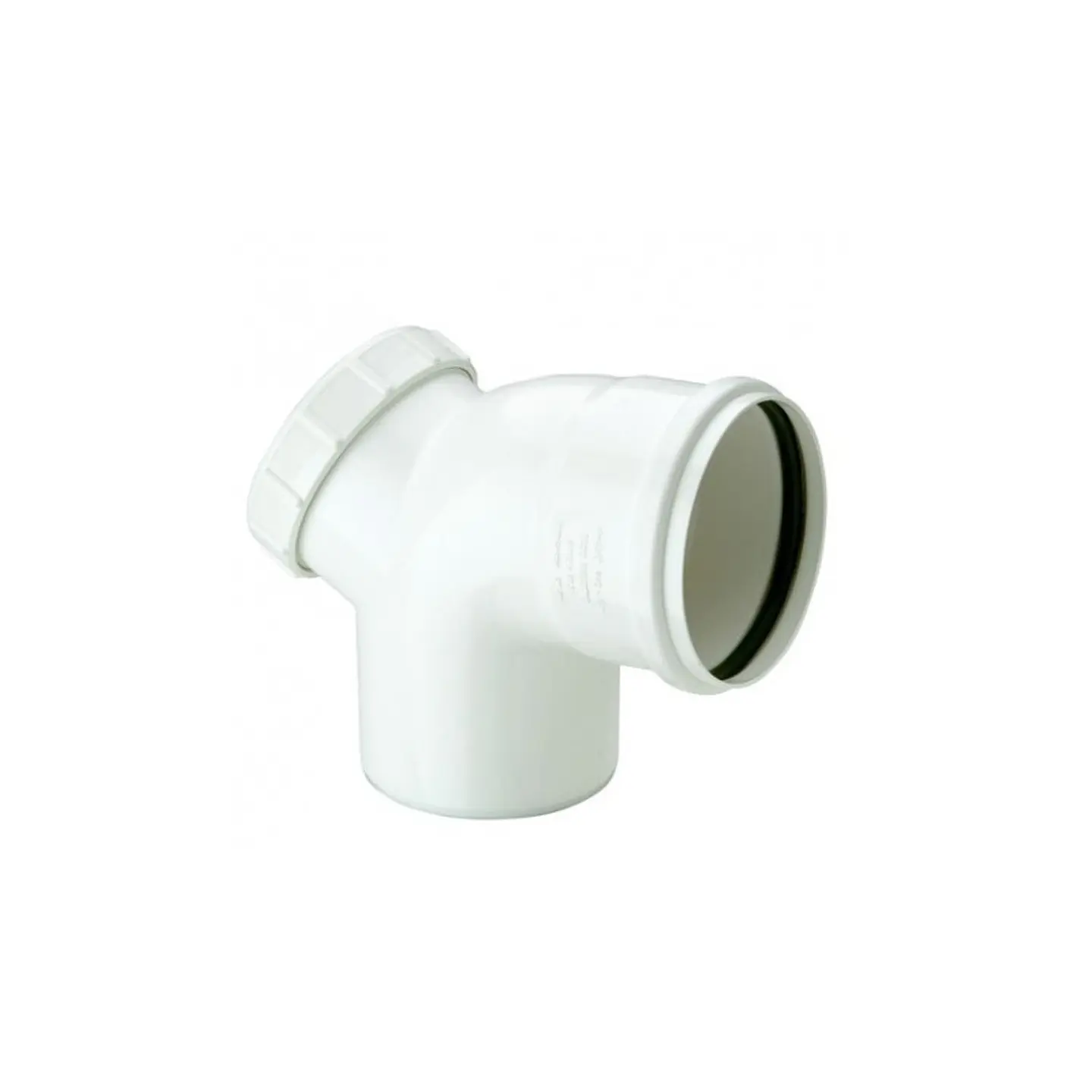 Codo Registro PVC Sanitario Blanco 110 mm Hoffens 1