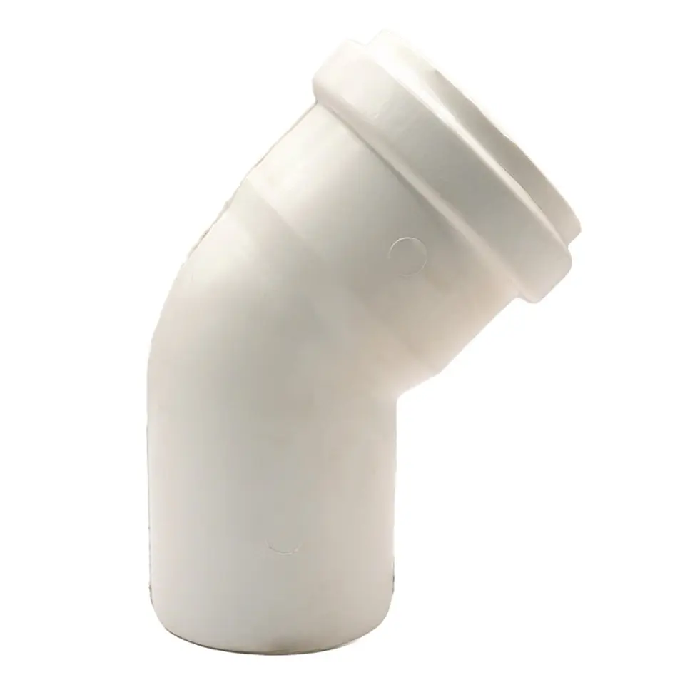 Codo PVC Sanitario Blanco 50 x 45 Hoffens 3