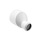 Reduccion PVC Sanitario Blanco 110X50 mm Hoffens - Miniatura 1