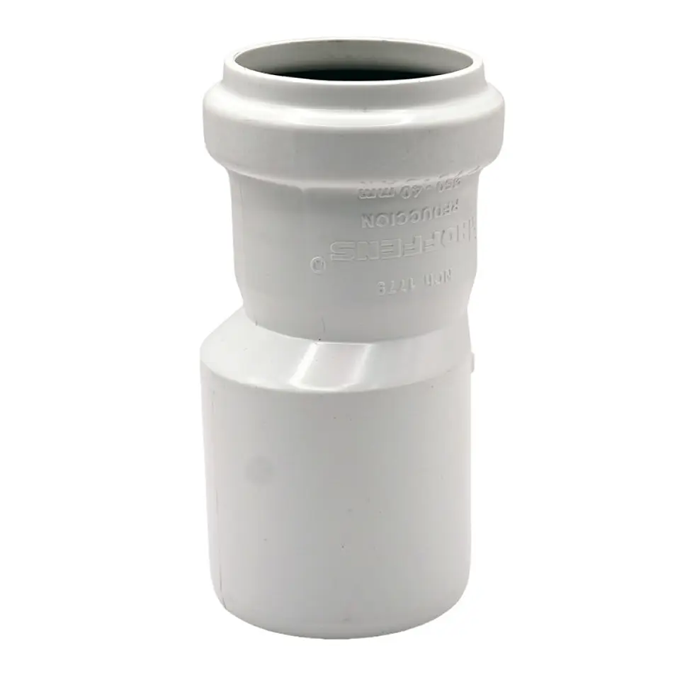 Reduccion PVC Sanitario Blanco 110X75 mm Hoffens 2