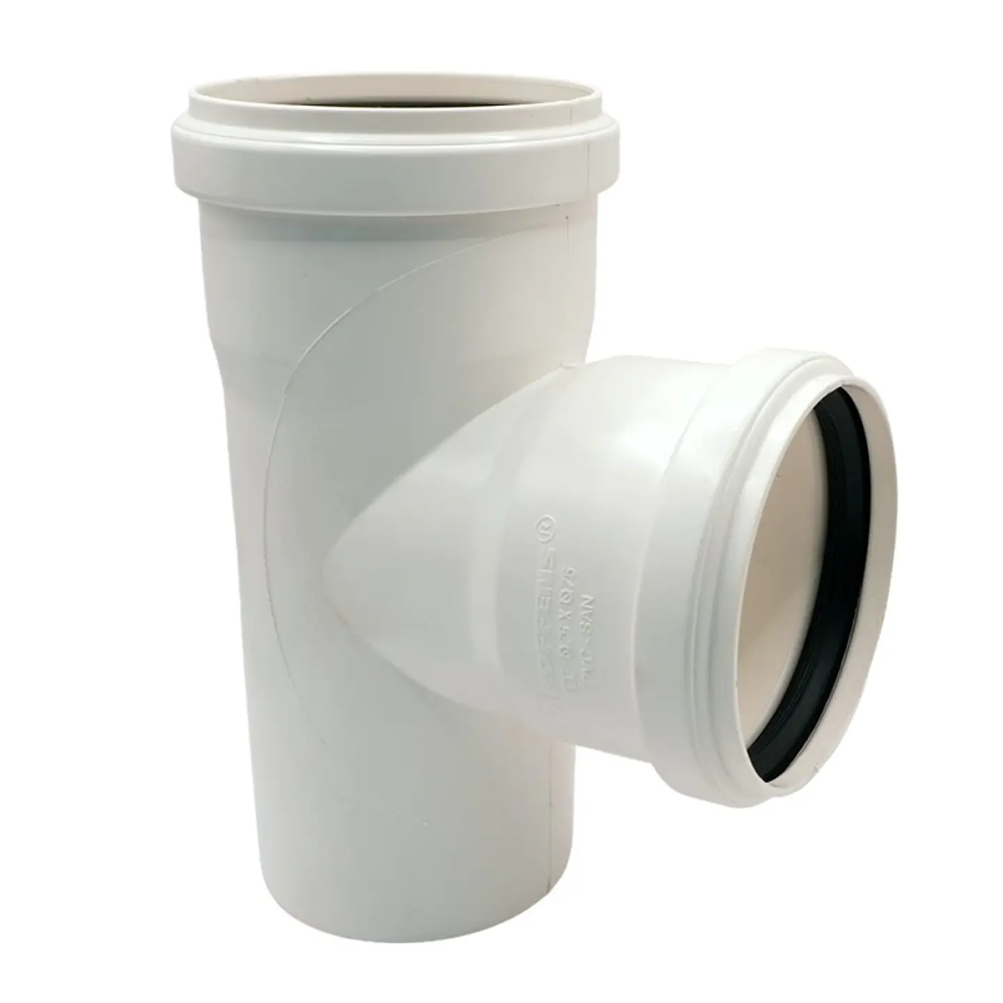 Tee PVC Sanitario Blanco 160 x 110 mm Hoffens 3