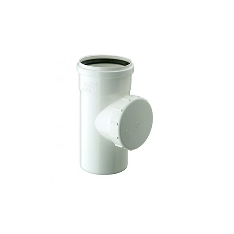 Tee PVC Registro Sanitario Blanco 160 mm Hoffens