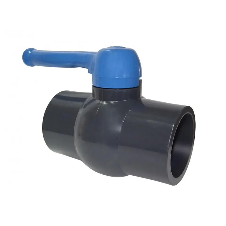Valvula Compacta Gris Azul 110 mm PVC PN 10 Hoffens 1