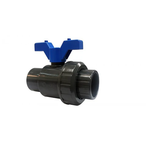 Valvula Bola PVC Unión Americana 1/2" mm PN 16 Hoffens