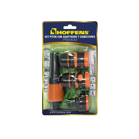 Piton Premium Recto Ajustable 1/2 " con Accesorios Blister Hoffens