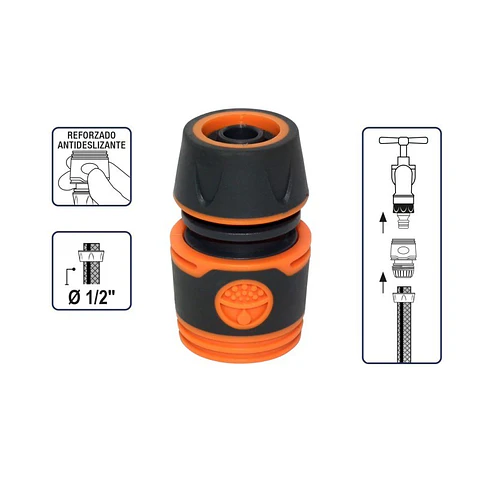 Conector Rapido Simple 1/2" Granel Hoffens