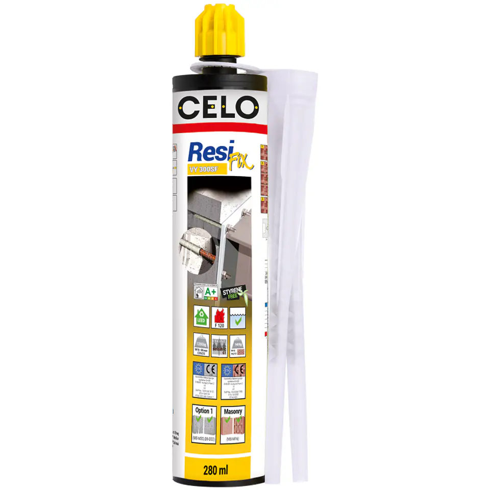 Anclaje químico vinylester sin estireno ResiFIX VYSF CELO 410VYEF · 410 ml 1