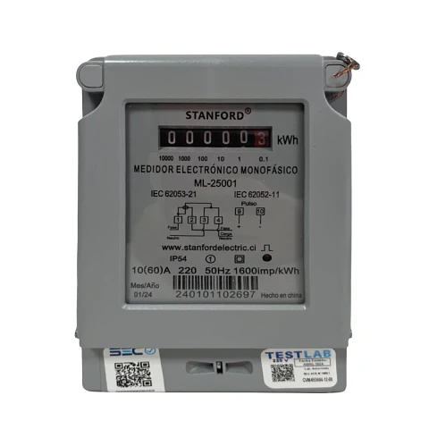 Medidor Electronico Monofasico ML-25001 60A Stanford