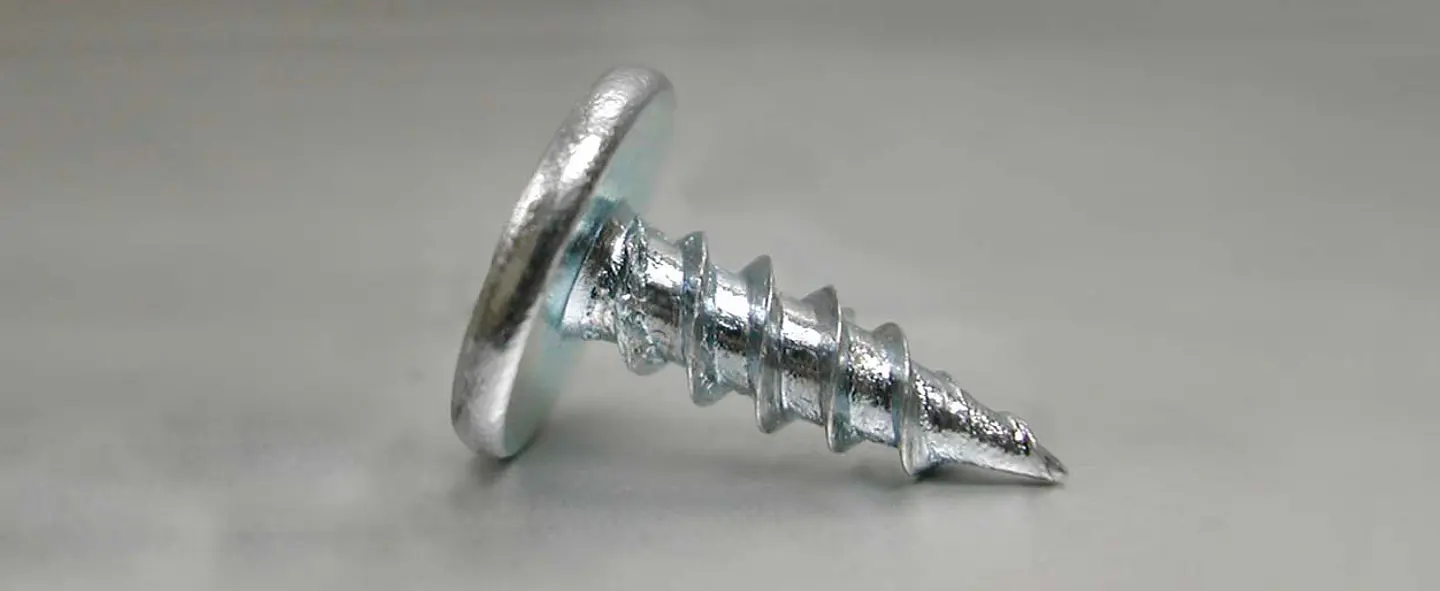 Tornillo Cabeza Lenteja con Golilla Punta Fina #8 x 1/2