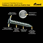 Tornillo Cabeza Lenteja con Golilla Punta Fina #8 x 1/2