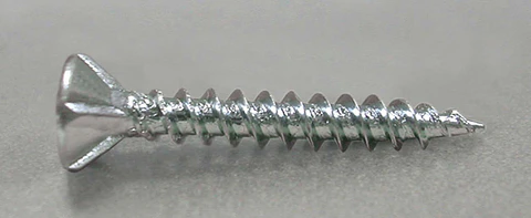 Tornillo Avellanante para Fibrocemento / Internit Punta Fina #6 x 1" Mamut · Caja de 1000 un.