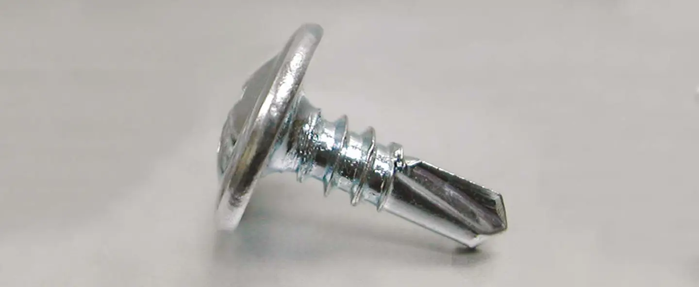 Tornillo Cabeza Lenteja con Golilla Punta Broca #8 x 3/4