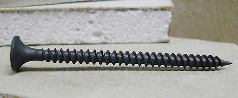 Tornillo Volcanita Rosca Metal #6-18 x 1 1/4" Mamut · Caja de 100 un.