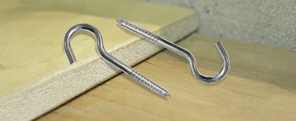 Cáncamo Abierto Rosca Madera #0 (2.00mm) x 23mm Mamut · Caja de 100 un. 1