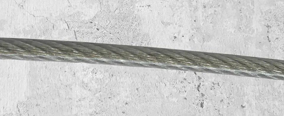 Cable de Acero Pulido 6x7 + PVC 3/32-1/8