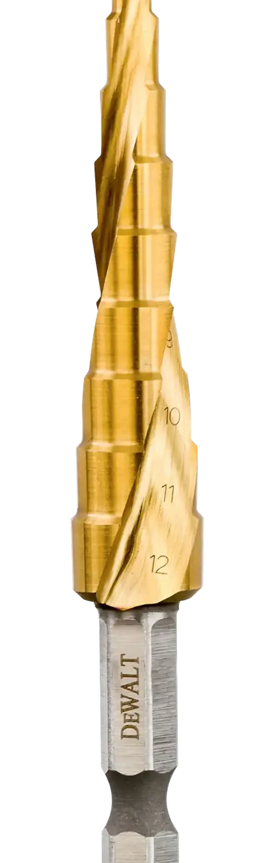 Broca Escalonada 6, 7, 8, 9, 10, 11, 12 Mm. Toma Hex 1/4'' Impact Ready DeWalt 1