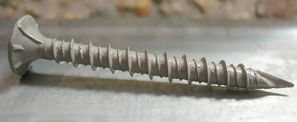 Tornillo Avellanante Fibrocemento / Internit Punta Espada #10 x 1 1/4