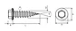 Autoperforante Punta Fina Lata-madera (truegrip) #9-15 x 1 1/2