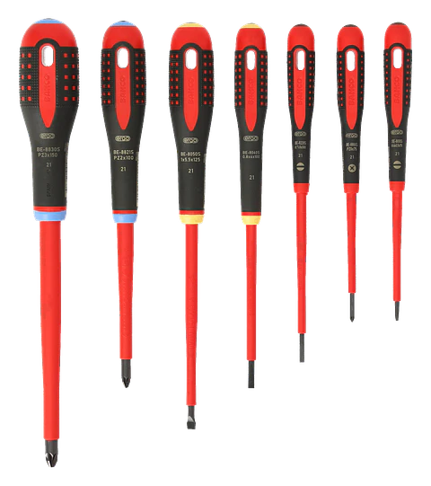 Bahco Juego Destornilladores Aislados 1000V (BE-9888S)