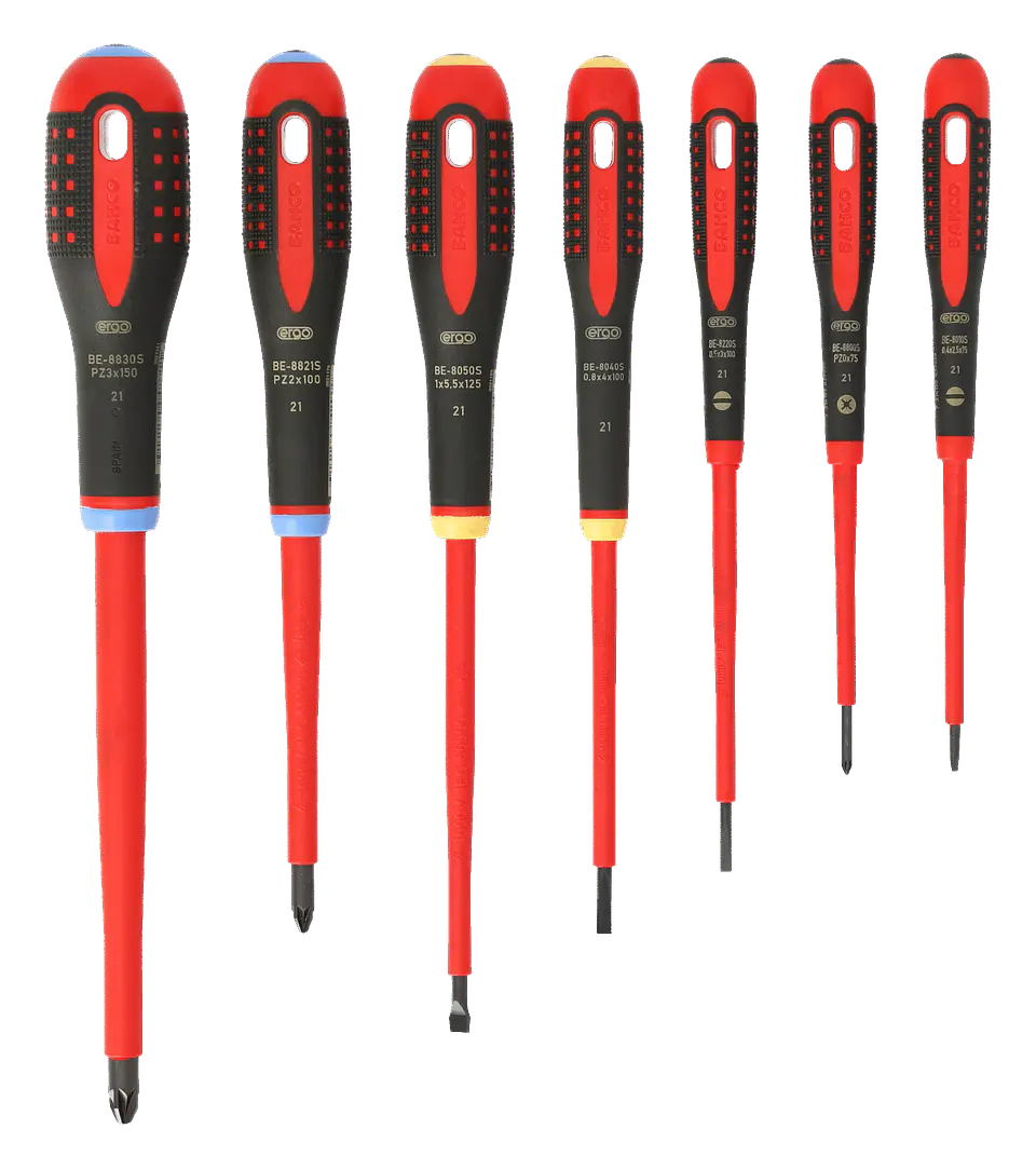 Bahco Juego Destornilladores Aislados 1000V (BE-9888S) 2