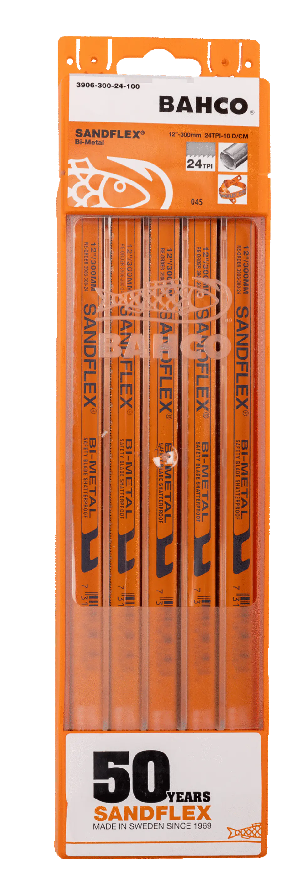 Bahco Hojas de Sierra Sandflex 300mm 24TPI (3906-300-24-100) 1