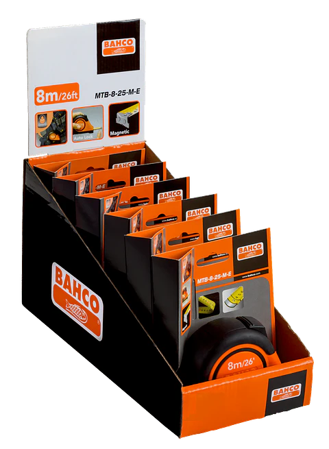 Bahco Flexómetro 8m x 25mm Magnético (MTB-8-25-M-E)