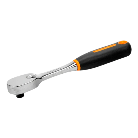Carraca de cabeza tipo pera reversible de 3/8" con 80 dientes y un ángulo de acción de 4,5° (205 mm) Bahco 7750