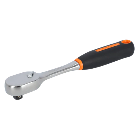 Carraca de cabeza tipo pera reversible de 1/2" con 80 dientes y un ángulo de acción de 4,5° de 270 mm Bahco 8150-1/2