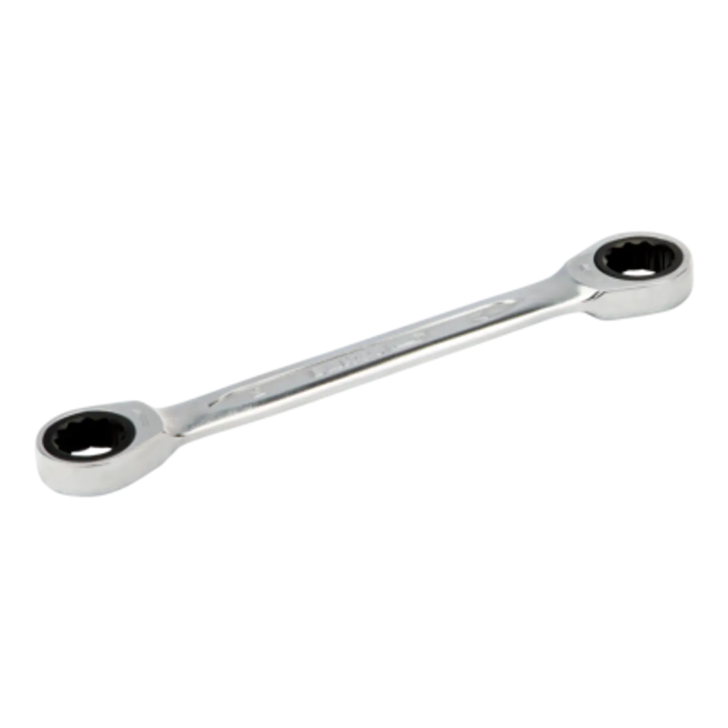 Llave doble de estrella a carraca de 14-15 mm con acabado cromado de 190 mm Bahco 1320RM-14-15 1