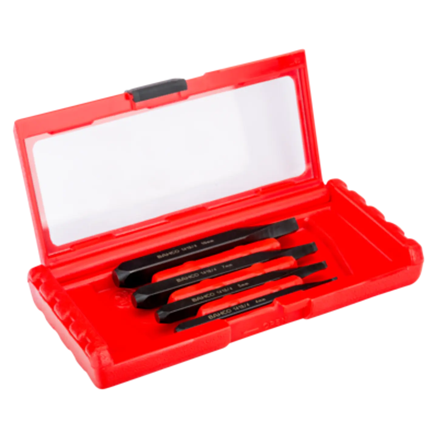 Juego de extractores de espárrago para tornillos y pernos rotos: 4 piezas Bahco 1419/4 1