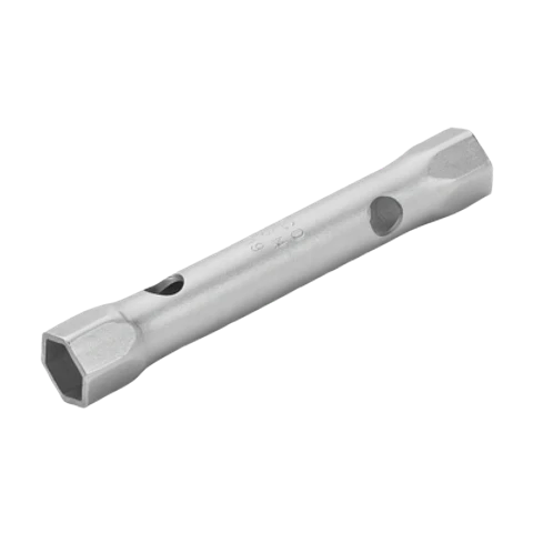 Llave de tubo de dos bocas tubular de 16 mm x 17 mm con acabado cromado de 147 mm Bahco 1936M-16-17