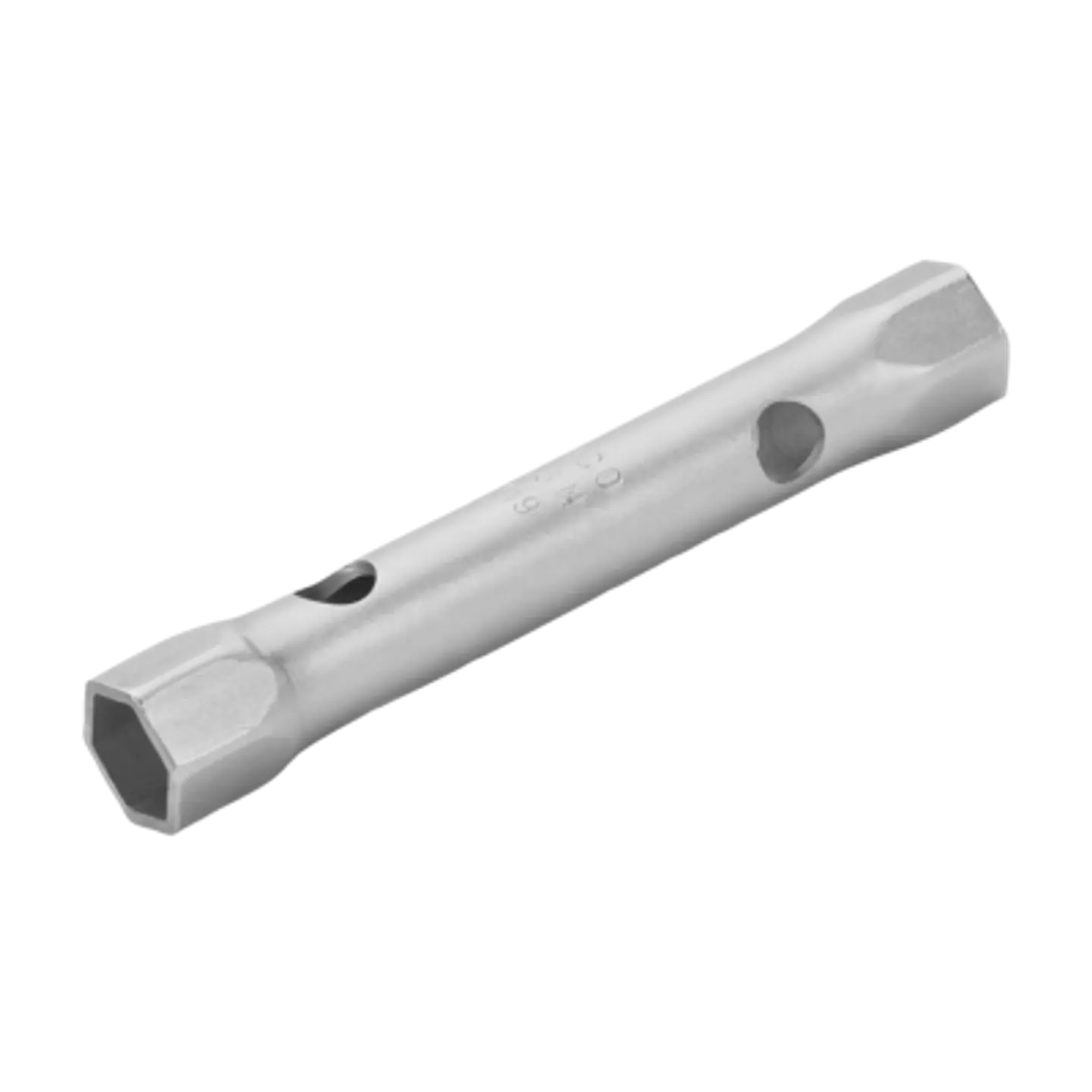 Llave de tubo de dos bocas tubular de 16 mm x 17 mm con acabado cromado de 147 mm Bahco 1936M-16-17 1