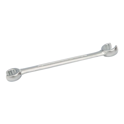 Llave para racores acodada de dos bocas de 30 mm x 32 mm con acabado cromado de 280 mm Bahco 1949M-30-32