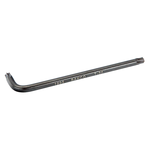 Llave hexagonal tipo allen TORX® larga y fosfatada, T20 x 95 mm Bahco 1995TORX-T20