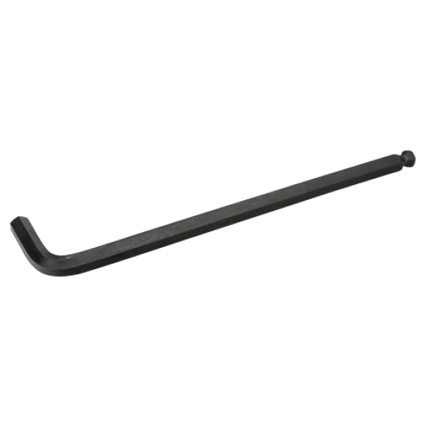 Llave hexagonal tipo allen, métrica y larga con extremo de bola y acabado fosfatado, 12 mm x 262 mm Bahco 1996M-12
