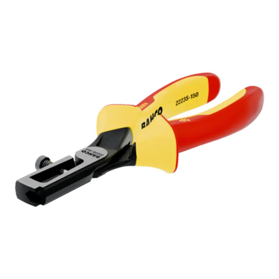 Alicate pelacables ERGO™ con mangos bi-materiales aislados (150 mm) Bahco 2223 S-150 1