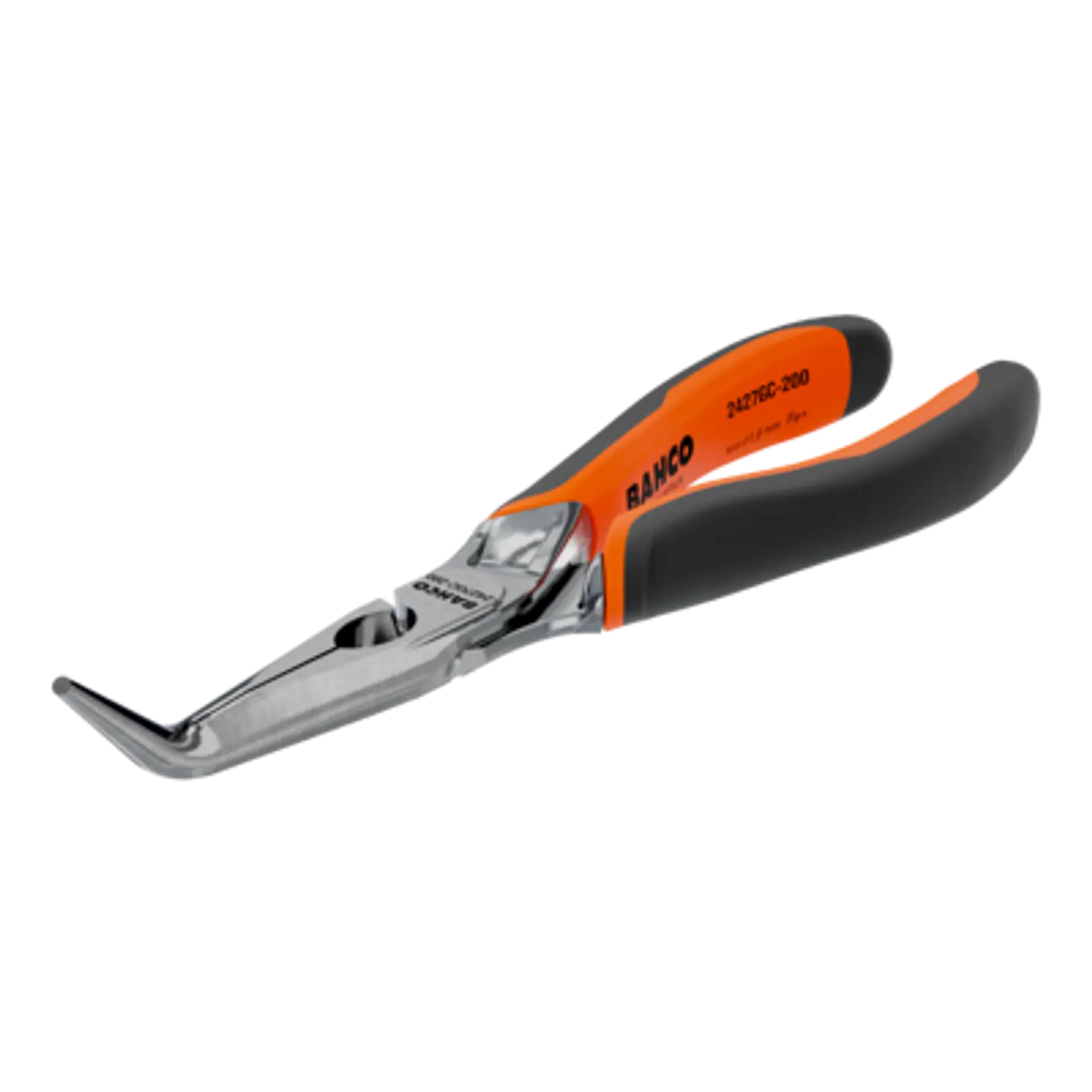 Alicates ERGO™ de boca semirredonda y punta curvada 45º, cromados, con mangos bi-materiales (160 mm) Embalaje industrial Bahco 2427 GC-160IP 1
