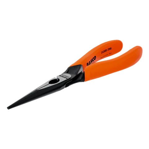 Alicates de boca semirredonda con mangos monomateriales (160 mm) Bahco 2430 D-160