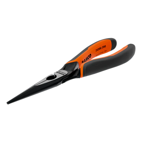 Alicates ERGO™ de boca semirredonda con mangos bi-materiales (160 mm) Bahco 2430 G-160