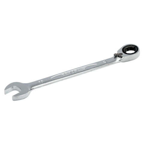 Llave combinada de carraca de 14 mm con acabado cromado de 191 mm Bahco 1RM-14