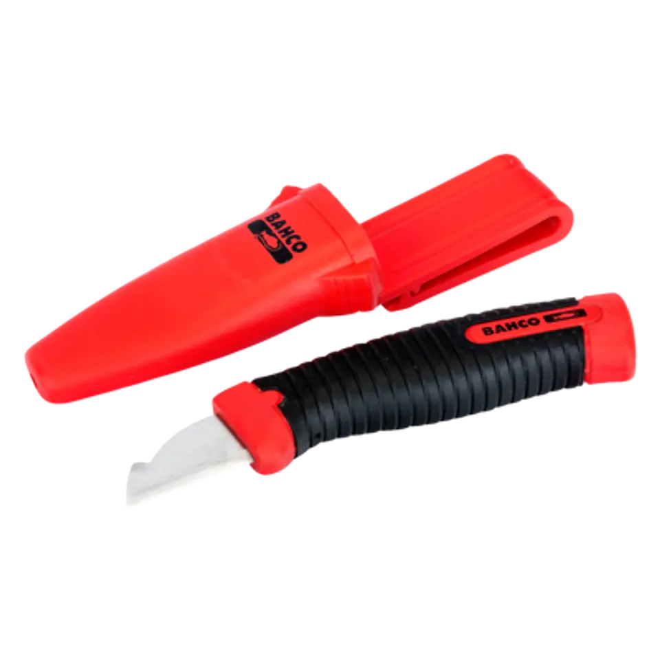 Cuchillo pelacables de electricista de 145 mm para diestros Bahco 2446-ELR 1