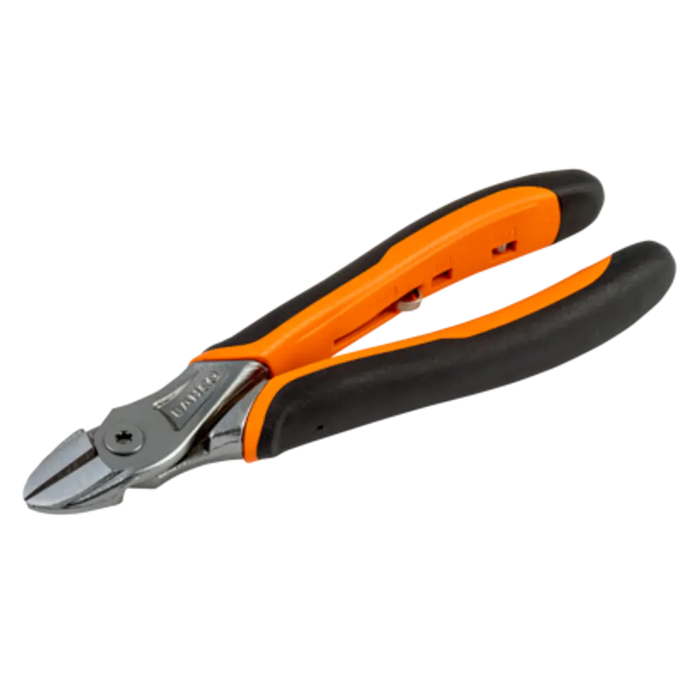Alicates de corte diagonal ERGO™ con mango bi-componente de apertura automática y acabado cromado niquelado (160 mm, embalaje industrial) 1