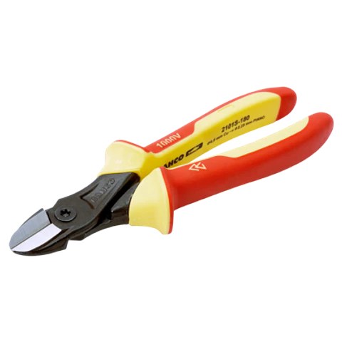 Alicates de corte diagonal ERGO™ con mangos aislados y acabado fosfatado, 160 mm Bahco 2101S-160