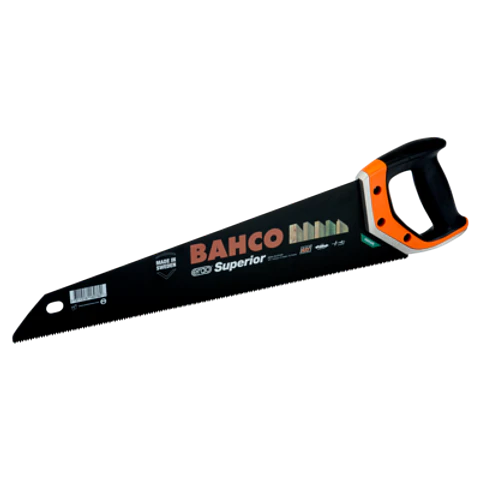 Serrucho ERGO™ Superior™ para escayola/tableros de materiales con base de madera, 9/10 DPP, 19" Bahco 2600-19-XT-HP