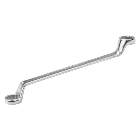 Llave de estrella de dos bocas extra-acodada de 3/4" x 7/8" con acabado cromado de 290,5 mm Bahco 2Z-3/4-7/8