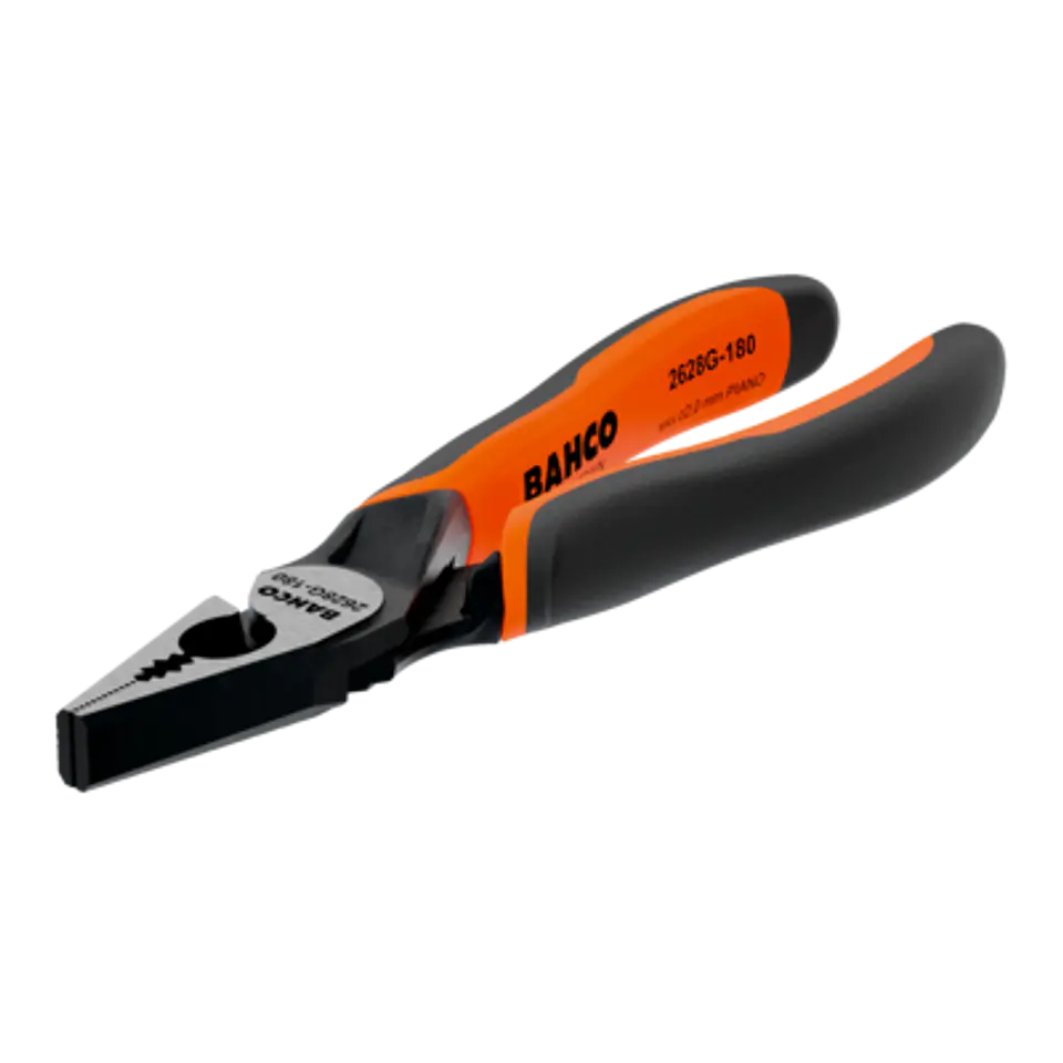 Alicates ERGO™ universales con mangos bi-materiales (200 mm) Embalaje industrial Bahco 2628G-200IP 1