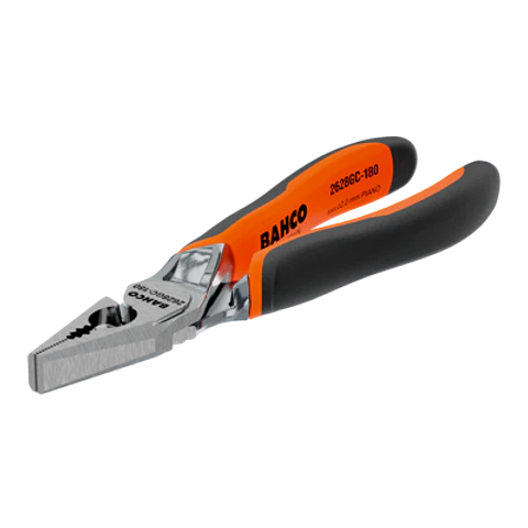 Alicates ERGO™ universales cromados, con mangos bi-materiales (160 mm) Embalaje industrial Bahco 2628 GC-160IP