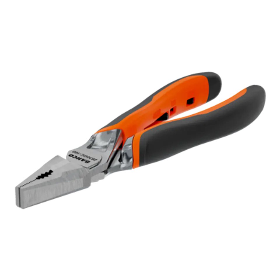 Alicates ERGO™ universales cromados, con mangos bi-materiales. Filo de corte reforzado (160 mm) Embalaje industrial Bahco 2630GC-160IP 1