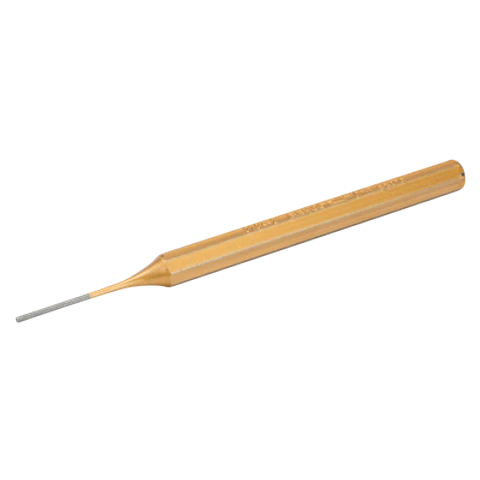Botador cilíndrico de 6 mm con mango octogonal y acabado lacado color cobre, 150 mm Bahco 3734-6