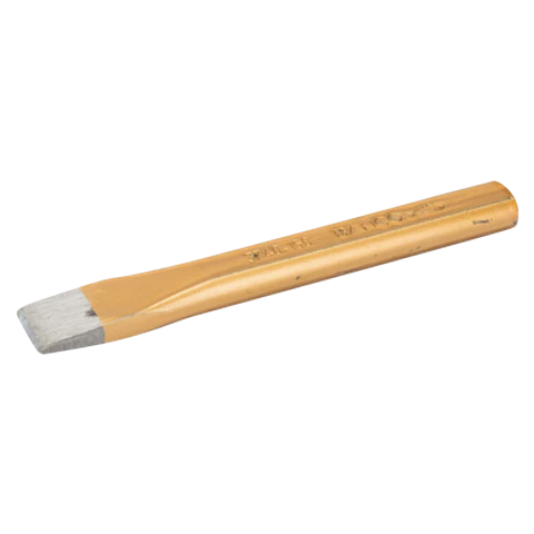 Cincel de chapista de 24 mm con mango plano ovalado y acabado lacado color cobre, 200 mm Bahco 3740-200